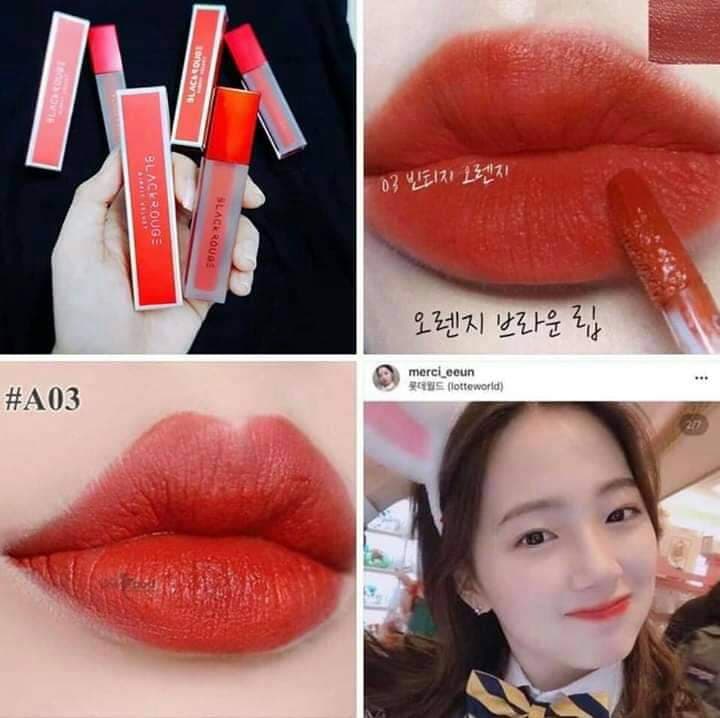 Son Black rouge A03 đỏ cam