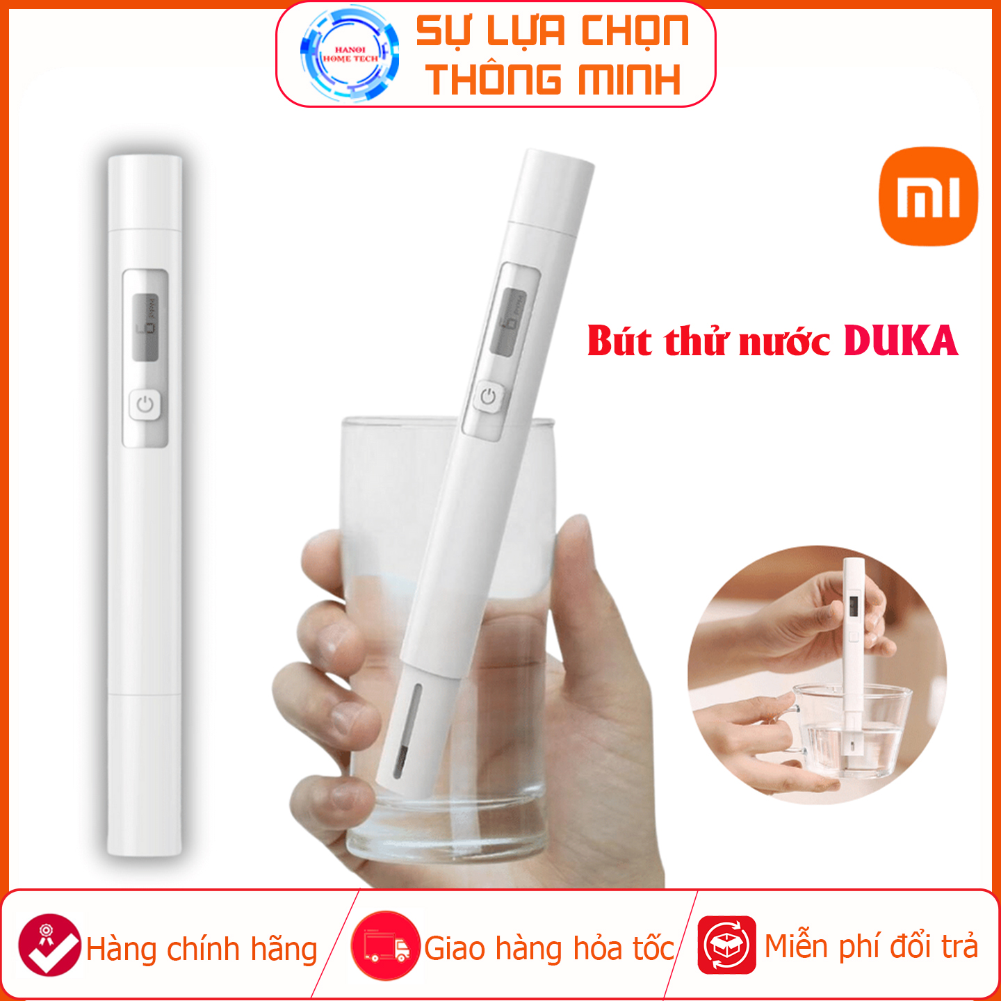 Bút thử nước sạch tds xiaomiyoupin duka atuman - máy đo nước sạch - hiển thị nhanh chóng - 1 phím bấm để sử dụng - nhỏ gọn dễ mang theo