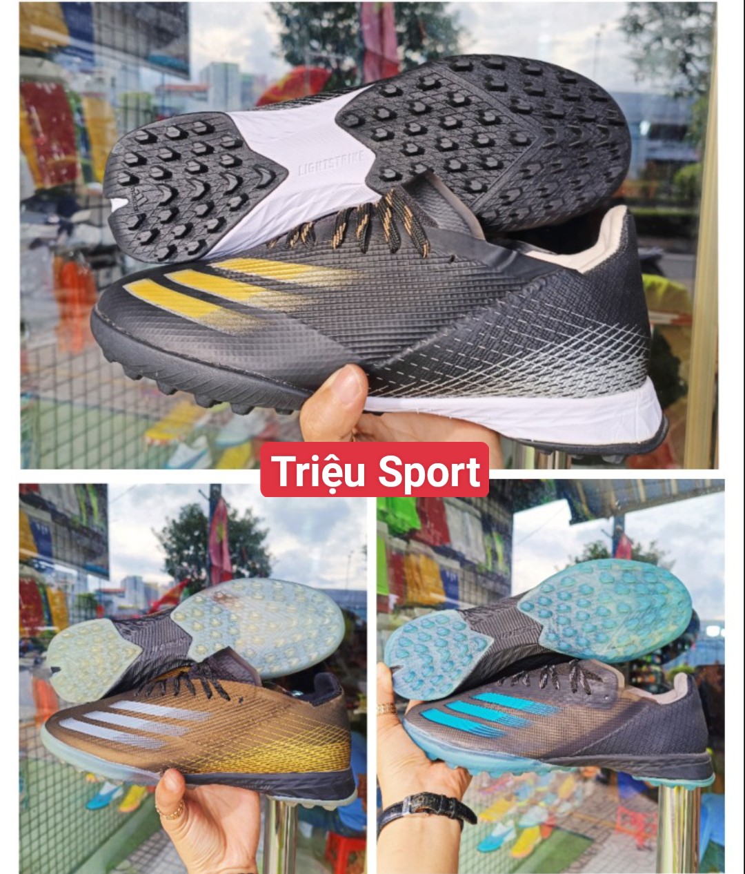 [HCM]Giày đá bóng X Ghosted.1 TF ( Tặng khâu đế + Hộp + Tất + Túi rút )
