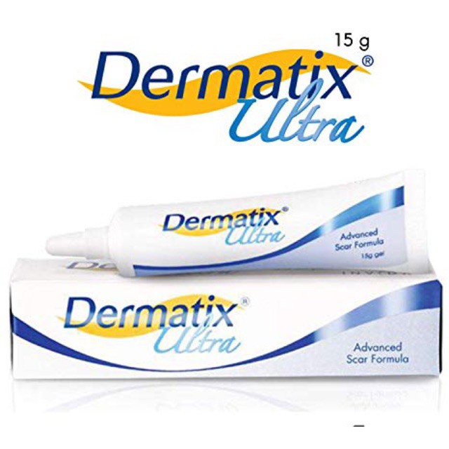 Kem mờ sẹo Dermatix Ultra tuýp 15g,àm phẳng và mờ sẹo lồi, sẹo thâm, sẹo phì đại, nám rạn da