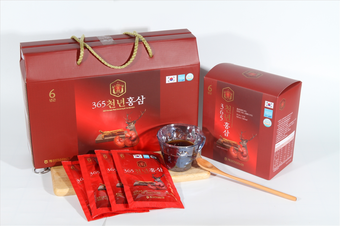 Nước Hồng Sâm Linh Chi Nhung Hươu Hàn Quốc NONGHYUP (Hộp 30 g)