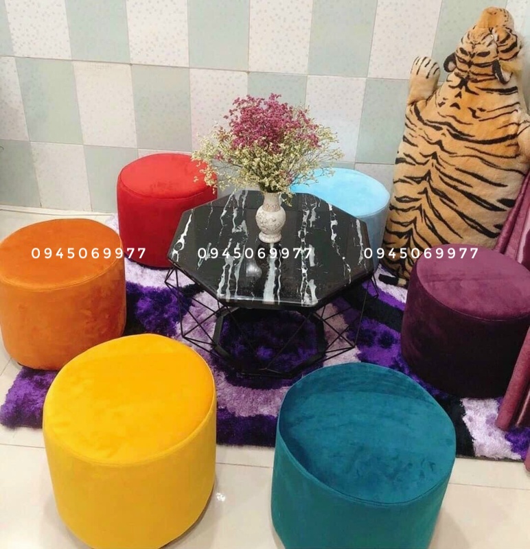 Ghế đôn sofa đủ màu - kích thước 35*35 - Giao hàng toàn quốc