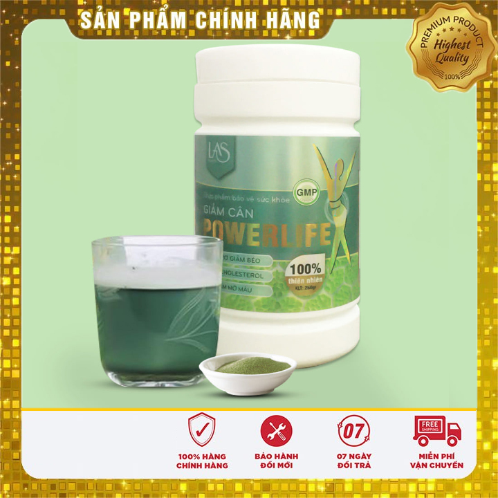 [CHÍNH HÃNG] Trà sữa giảm cân POWERLIFE hủ nhỏ 260gr LAS BEAUTY