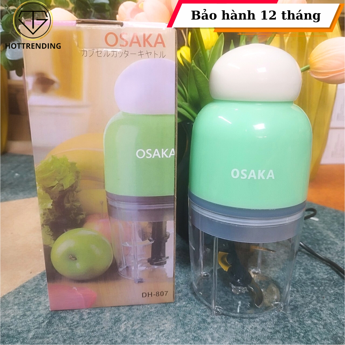 Máy xay osaka chế biến thực phẩm đa năng model dh-807 bảo hành 12 tháng