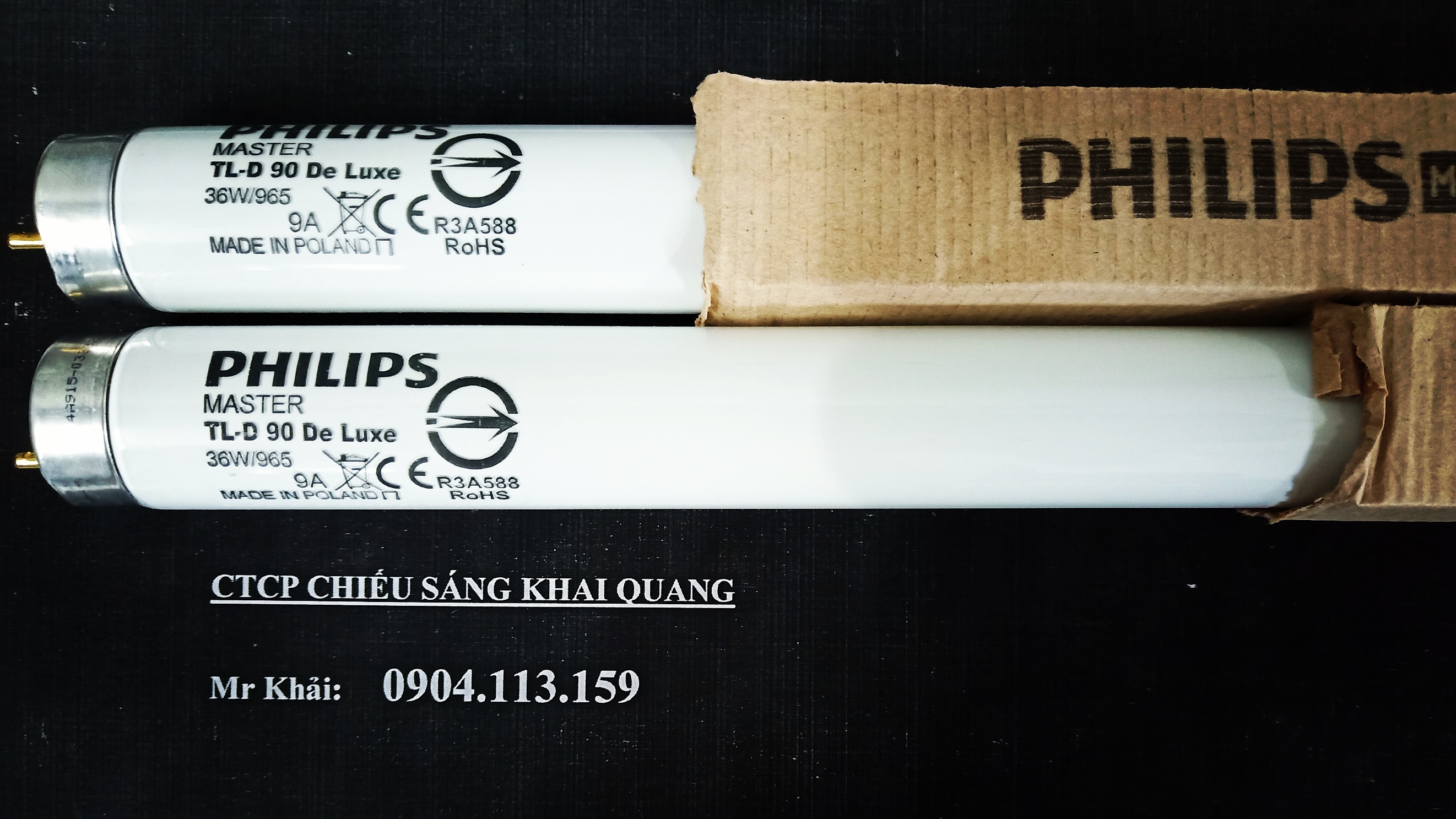 (SALE) Bóng đèn so màu Philips D65 Master TL-D De Luxe 36W/965