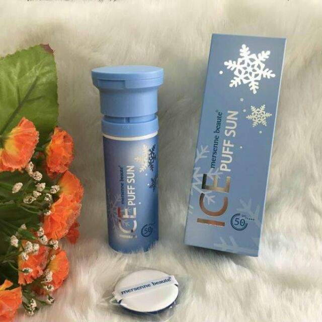 Kem chống nắng ice puff sun mersenne beaute spf50+ pa+++