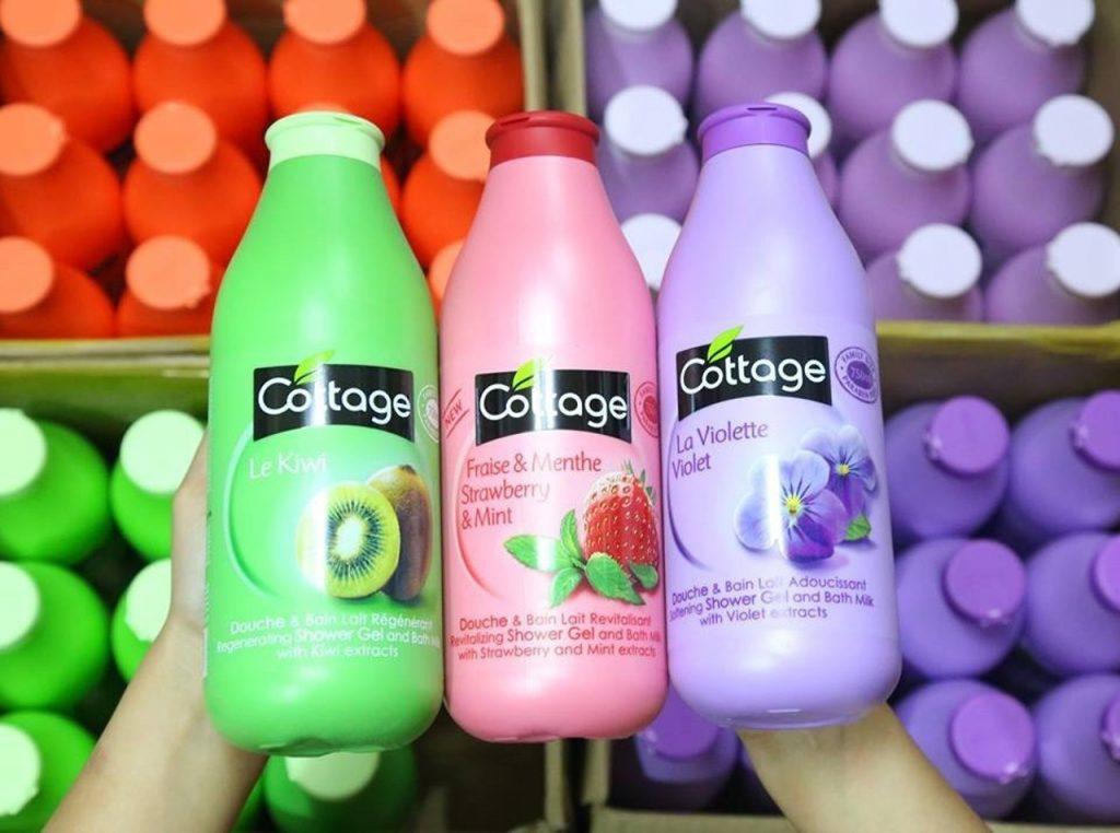 Sữa tắm cottage chai 750ml