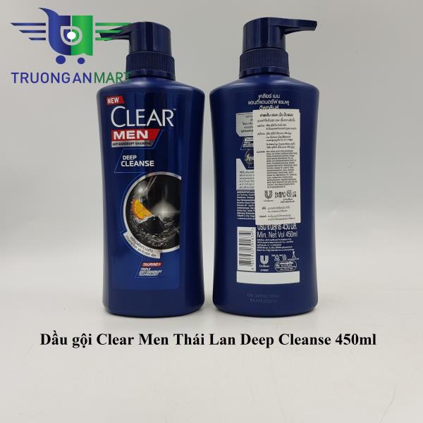 Dầu gội clear men 450ml thái lan