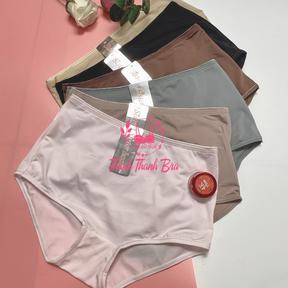 Quần lót nữ Thái Lan Sisterhood 827 – Form L, chất thun lạnh, co giản 4 chiều