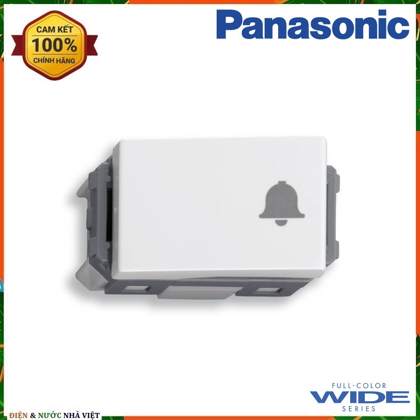Công tắc nhấn chuông panasonic wide weg5401-011sw 250vac 10a