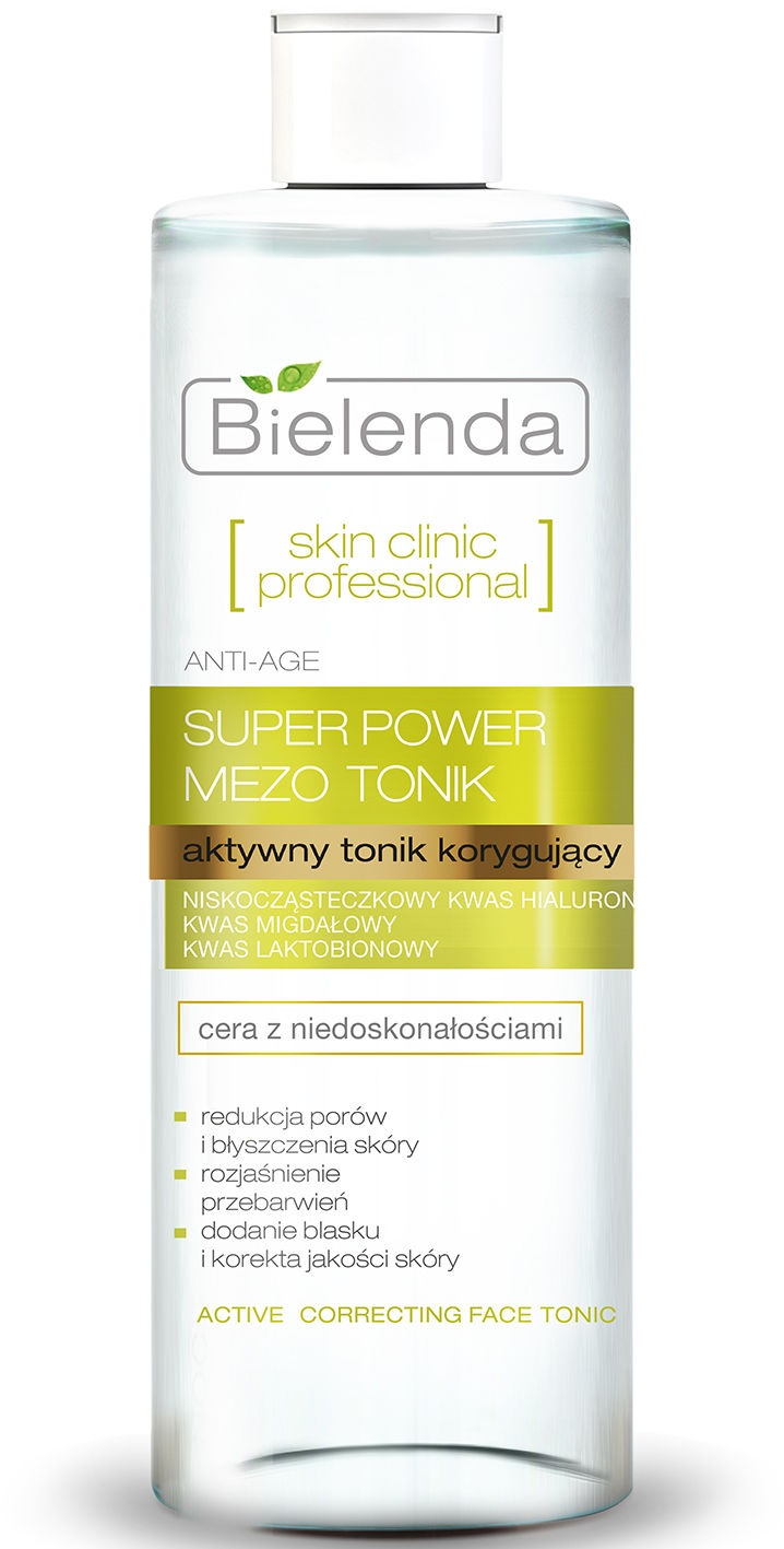 [HCM]Toner Cho Da Dầu Và Hổn Hợp Bielenda Skin Clinic Professional Super Mezo Xanh Lá 200ml