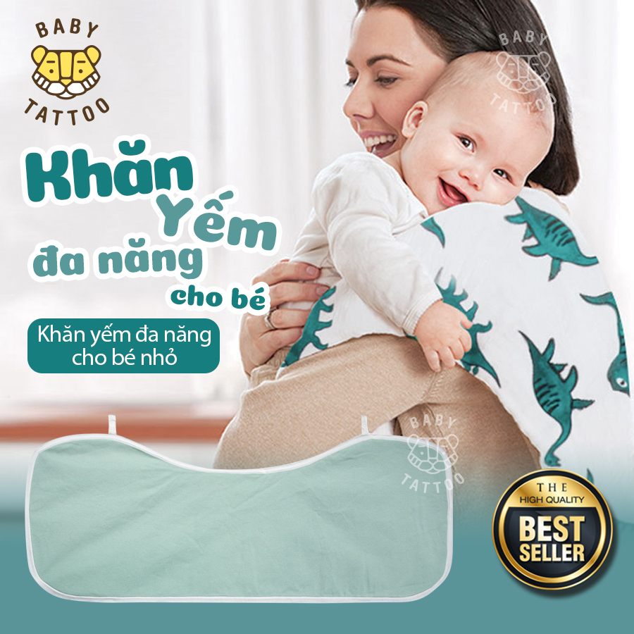 [HCM]Khăn yếm đa năng cho bé Khăn Yếm tiện lợi cho mẹ Khô Nhanh/Đa dạng mẫu