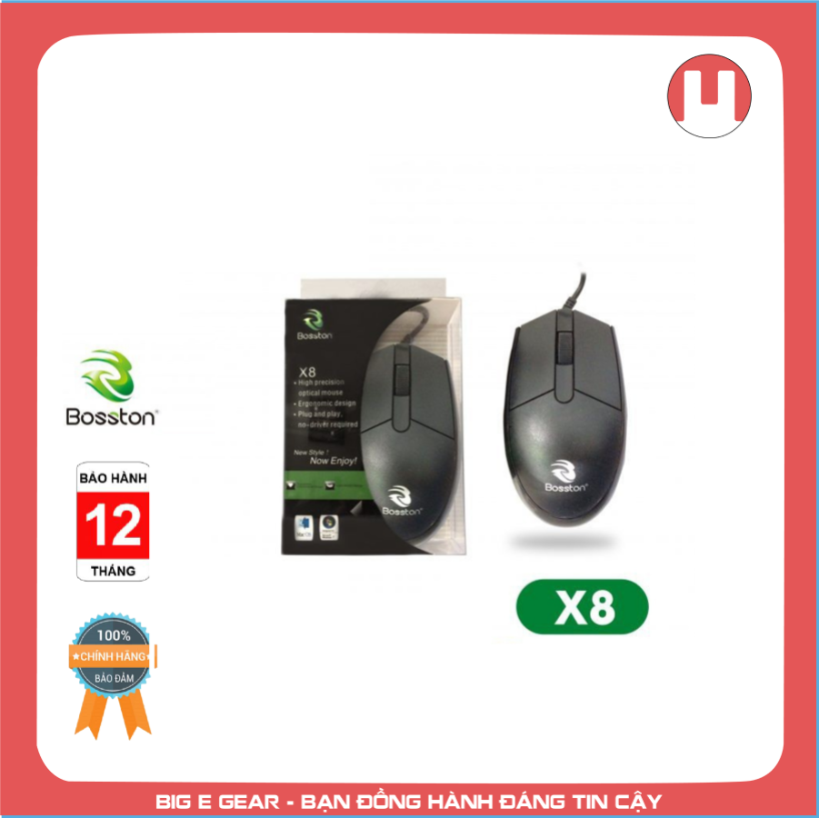 Chuột chuyên gaming giá rẻ Bosston X8