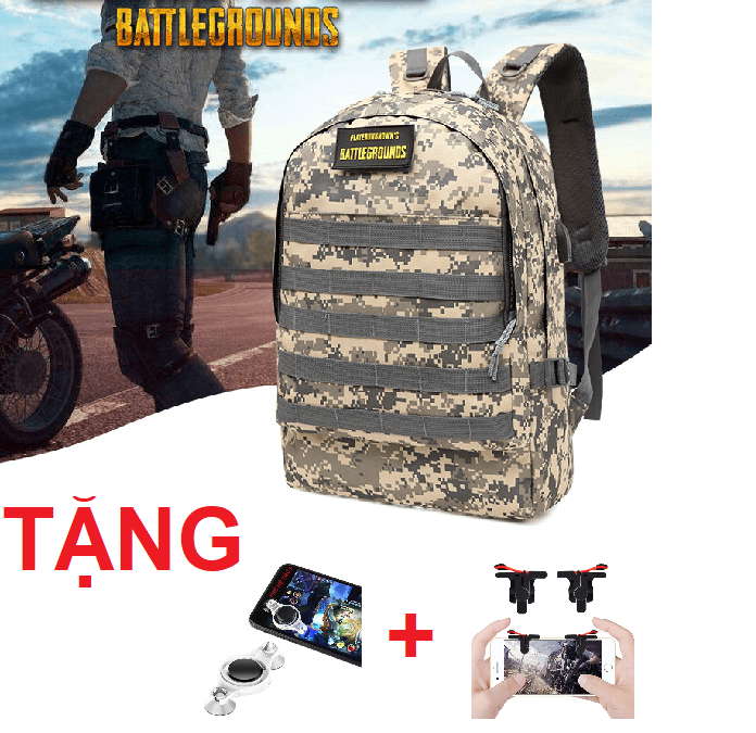 [Tặng quà] Balo thời trang PUBG 3 Balo PUBG chất