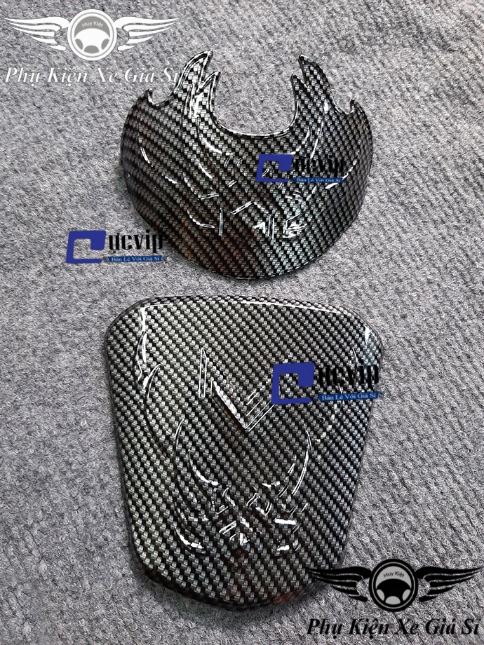 Ốp mỏ và đuôi dè pcx 2018 - 2020 carbon ms2866