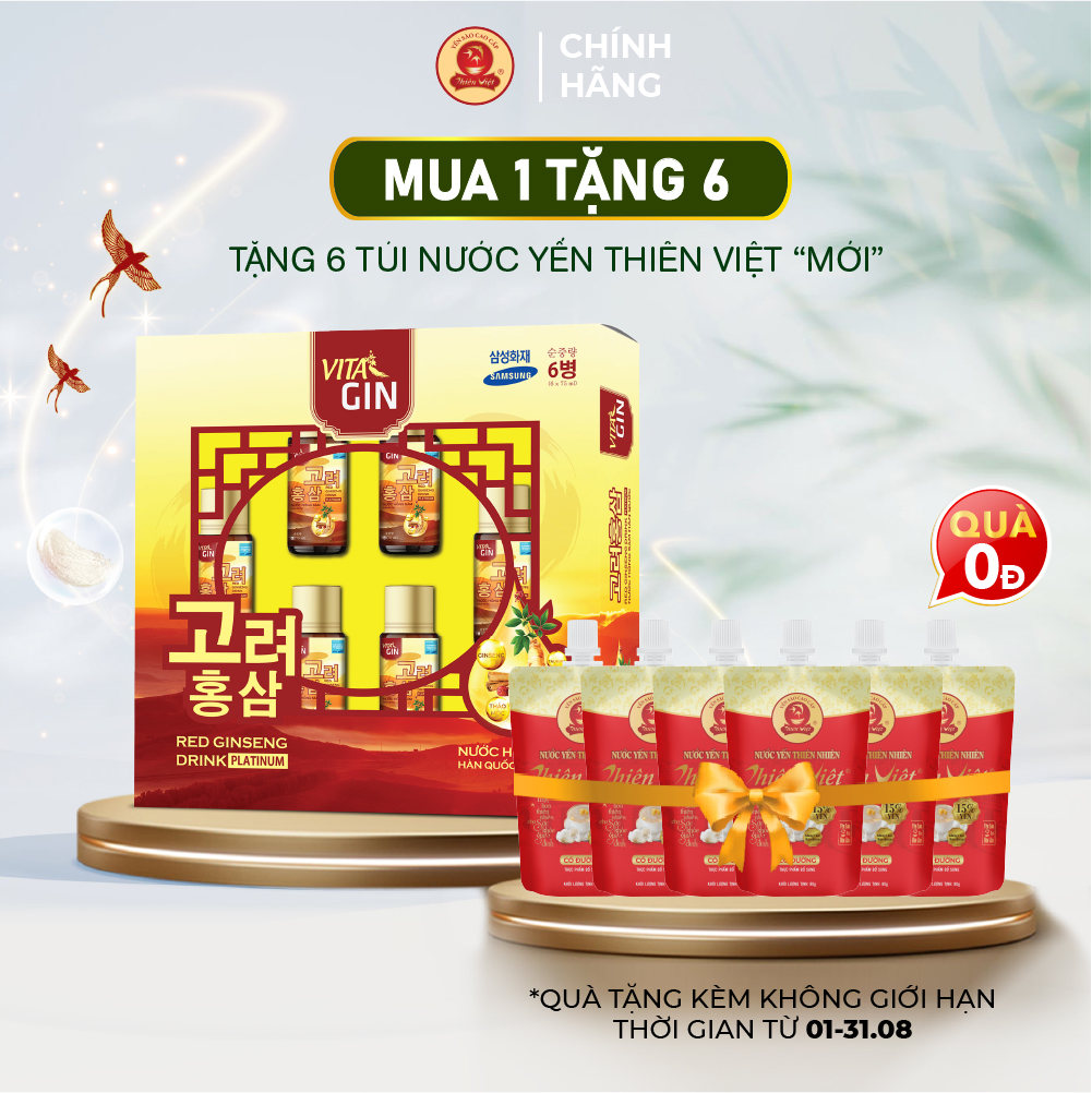 Nước hồng sâm hàn quốc vital gin platinum
