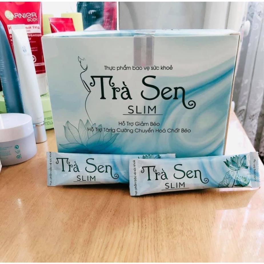 Trà sen slim hộp 30 gói hỗ trợ giảm cân