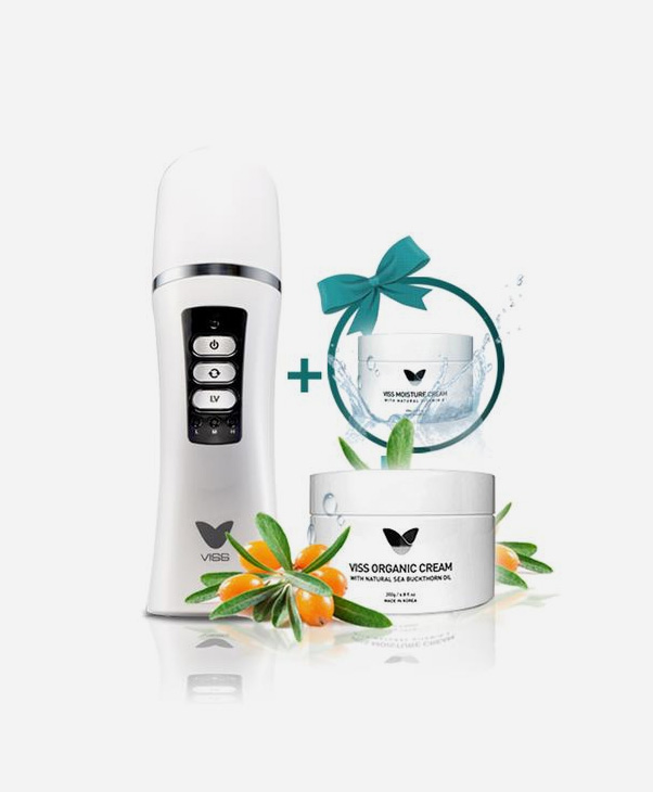 Máy mát xa nâng cơ mặt tại nhà Viss RF Hàn Quốc