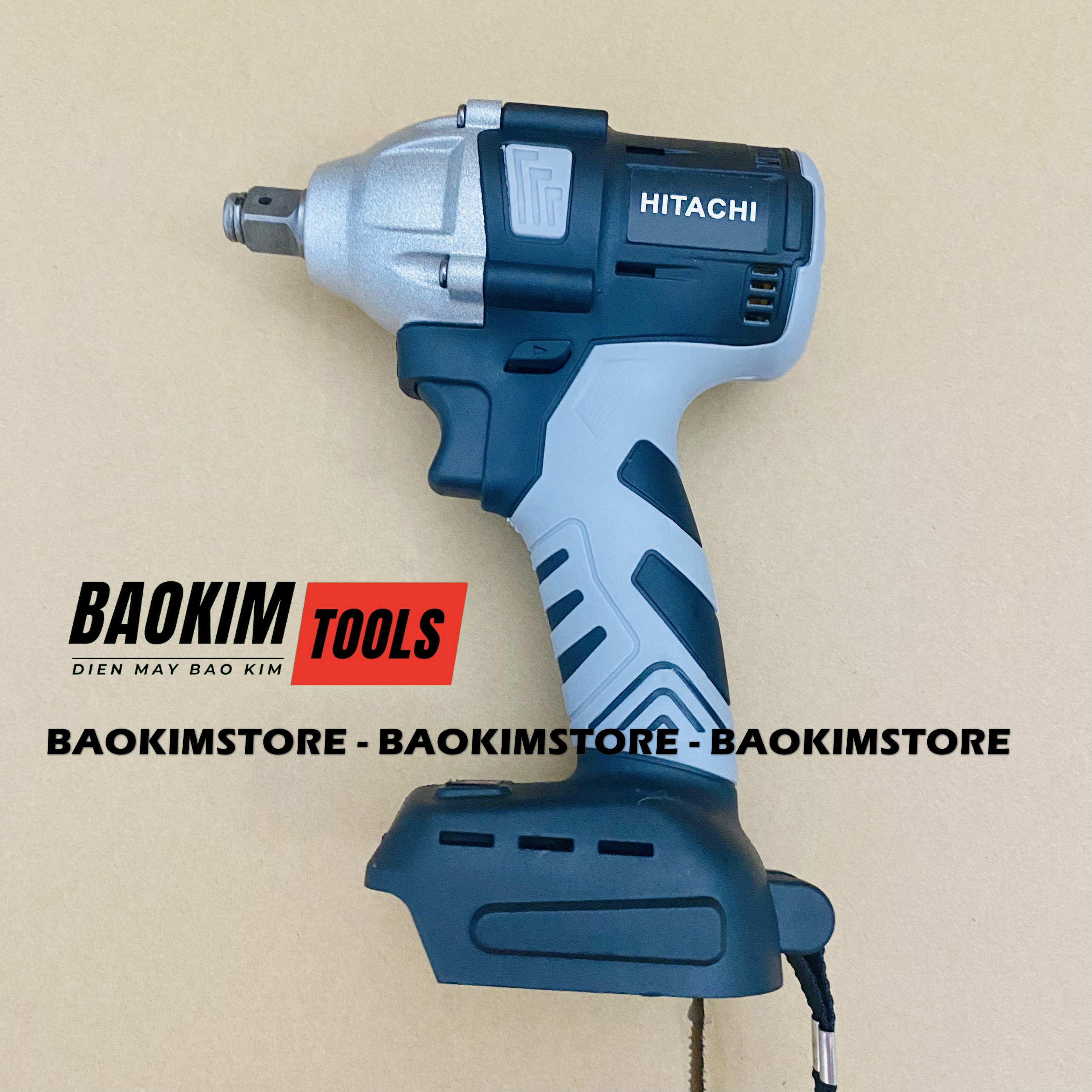 Thân máy siết bulong dùng pin Hitachi động cơ không chổi than siêu khỏe / Chân pin phổ thông
