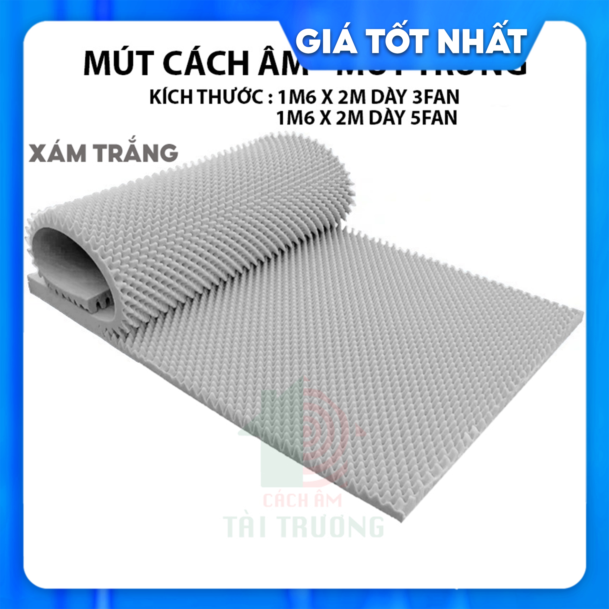  MÚT CÁCH ÂM TRỨNG HỘT GÀ 1M6 X 2M 