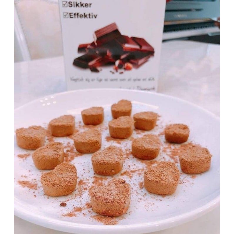 Kẹo Socola Giảm Cân Đan Mạch Chocolade Vegttab Slimming Care CHÍNH HÃNG 4.5