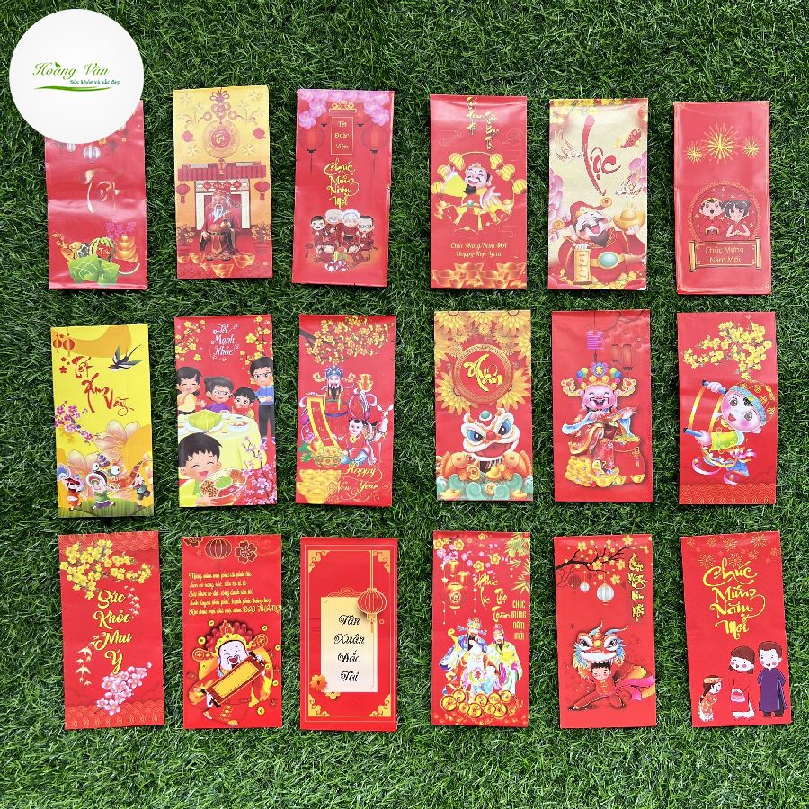 Combo 50 cái bao lì xì tết 2023