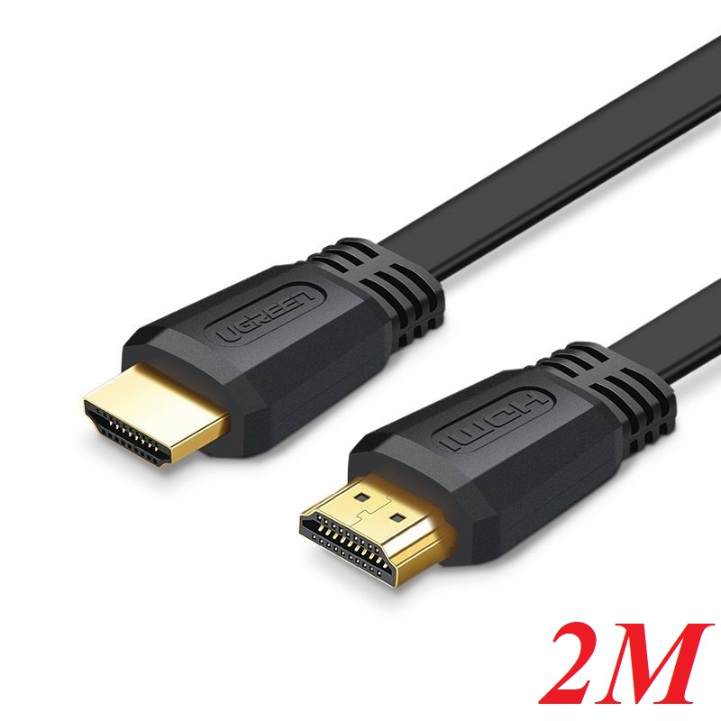 Ugreen 70159 2m cáp tín hiệu hdmi dẹt ed015