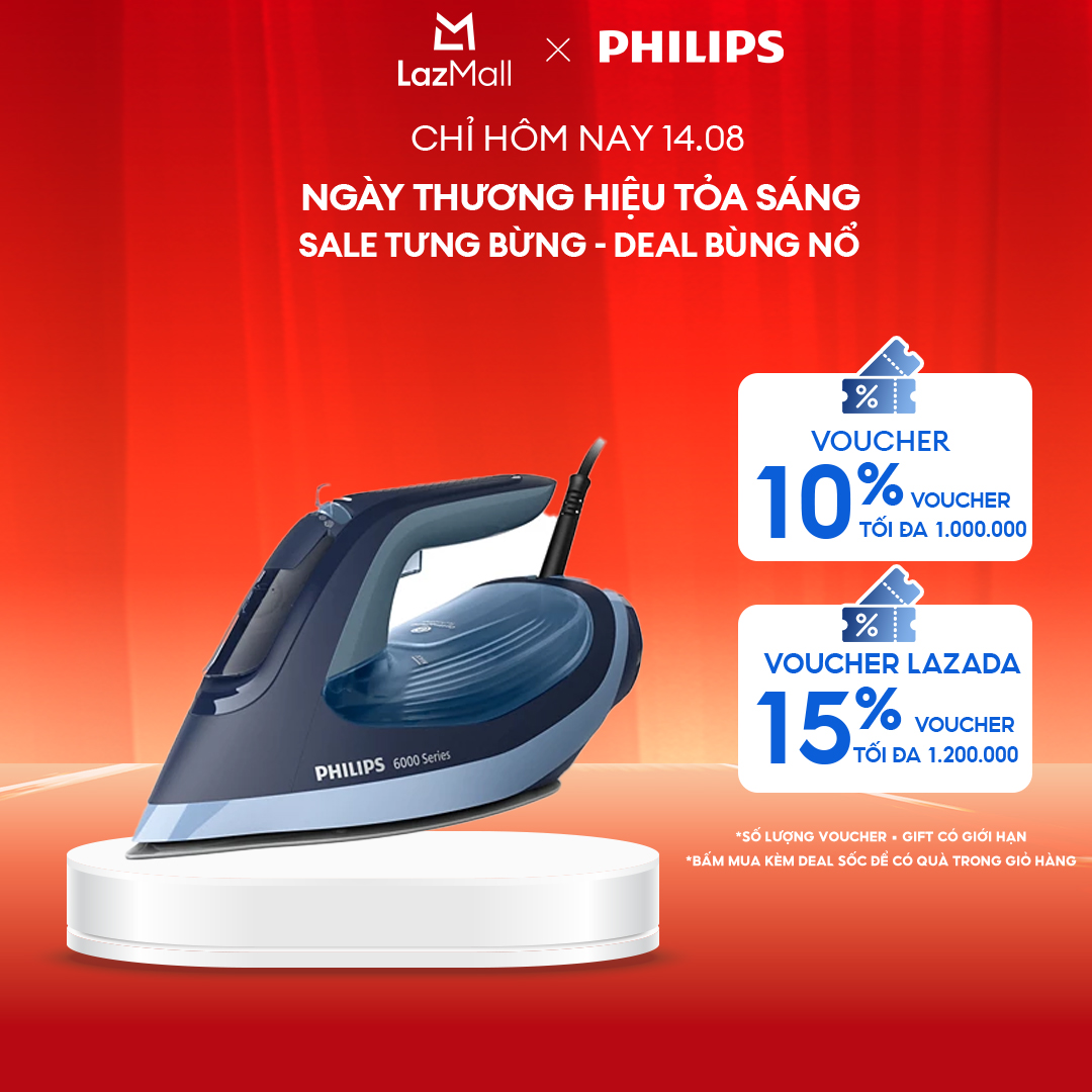 Bàn Ủi Hơi Nước Philips DST6120/20|2600W - Hàng Chính Hãng