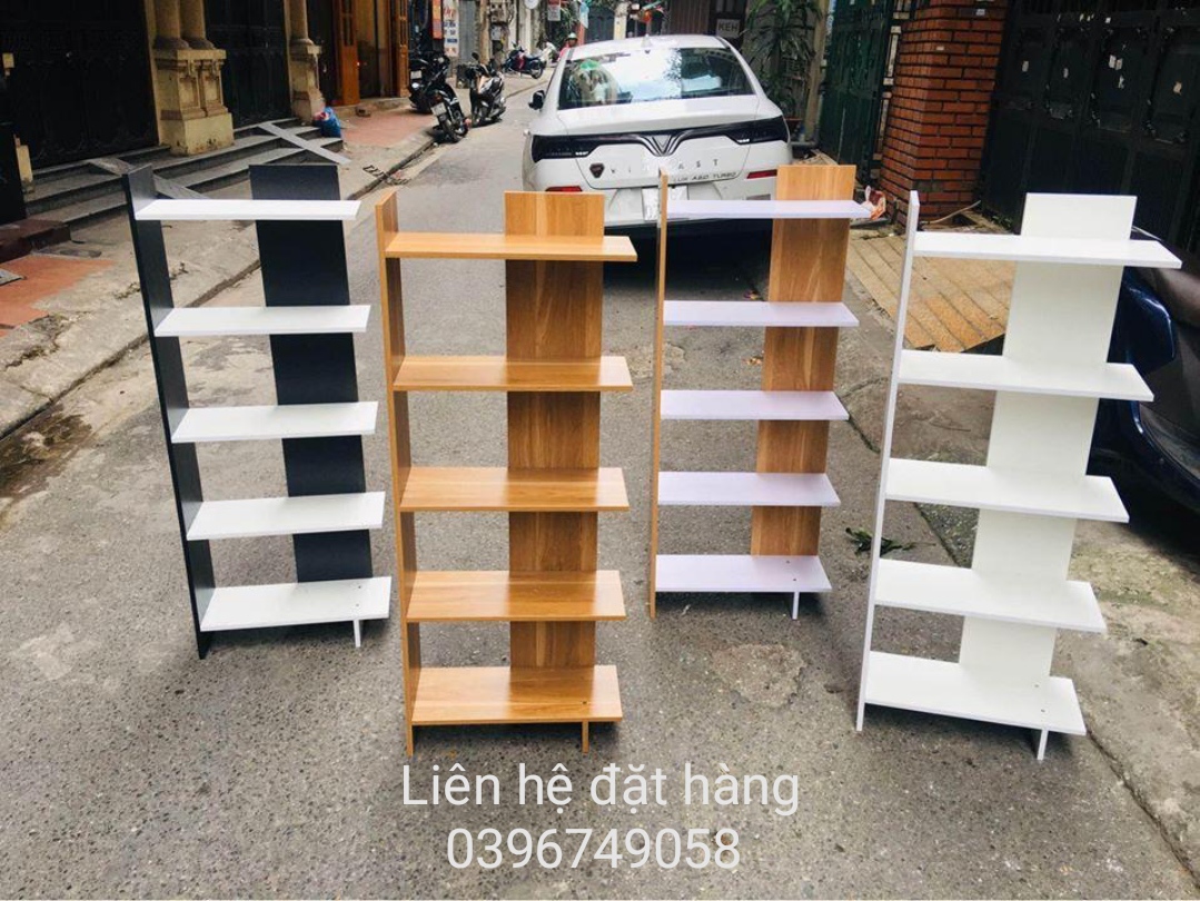 Kệ Sách Gỗ 5 Tầng Đa Năng Lắp Ghép