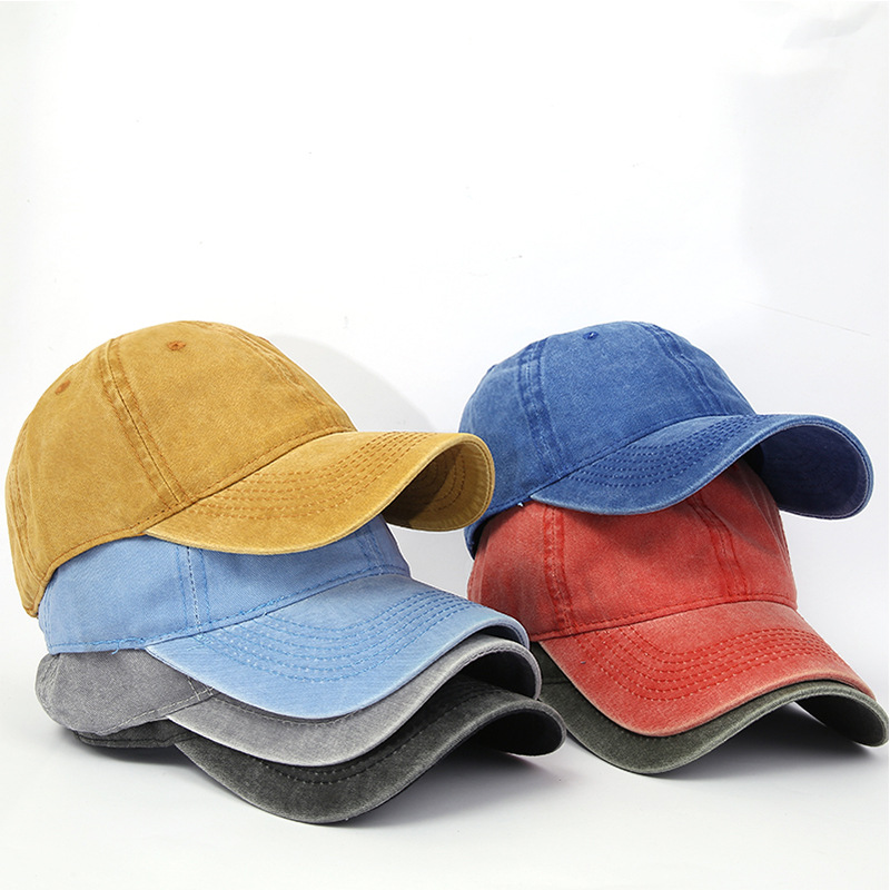 Mũ lưỡi trai jeans trơn classic cho nam/nữ