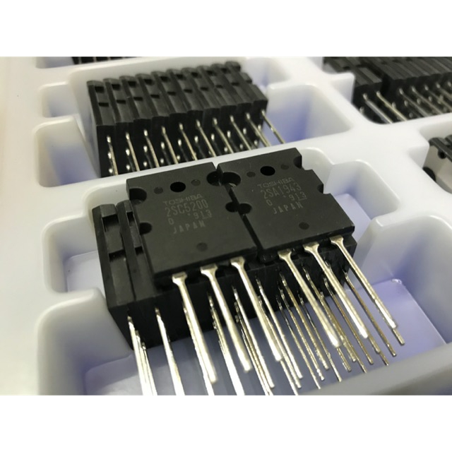 Sét 01 cặp Sò 2SA1943 VS 2SC5200 hàng mới lưng đồng hàng loại 1 HP Electrical