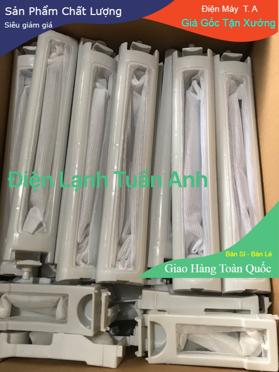 Lưới Lọc Máy Giặt Sanyo 23cm*4cm (Túi Lọc Rác Sanyo Chính Hãng )