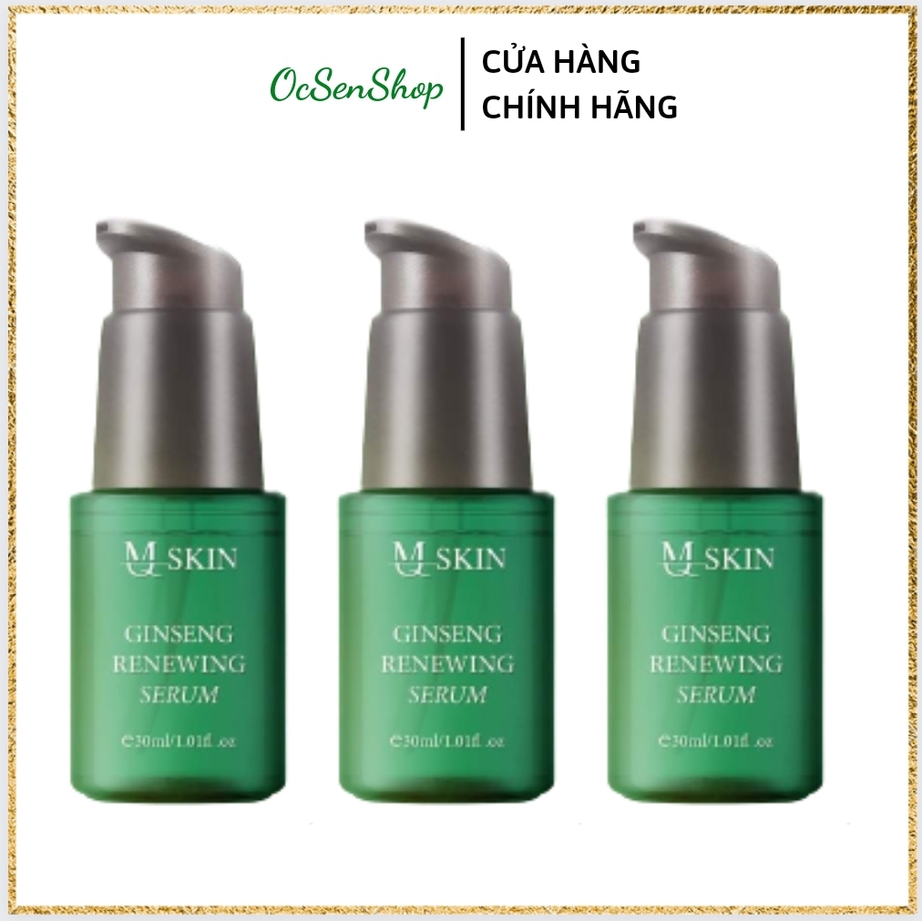 Combo 3  Chai Serum Tái Tạo Da Sâm Cau Rừng MqSkin Xóa Tan Mụn Nám Tàn Nhang