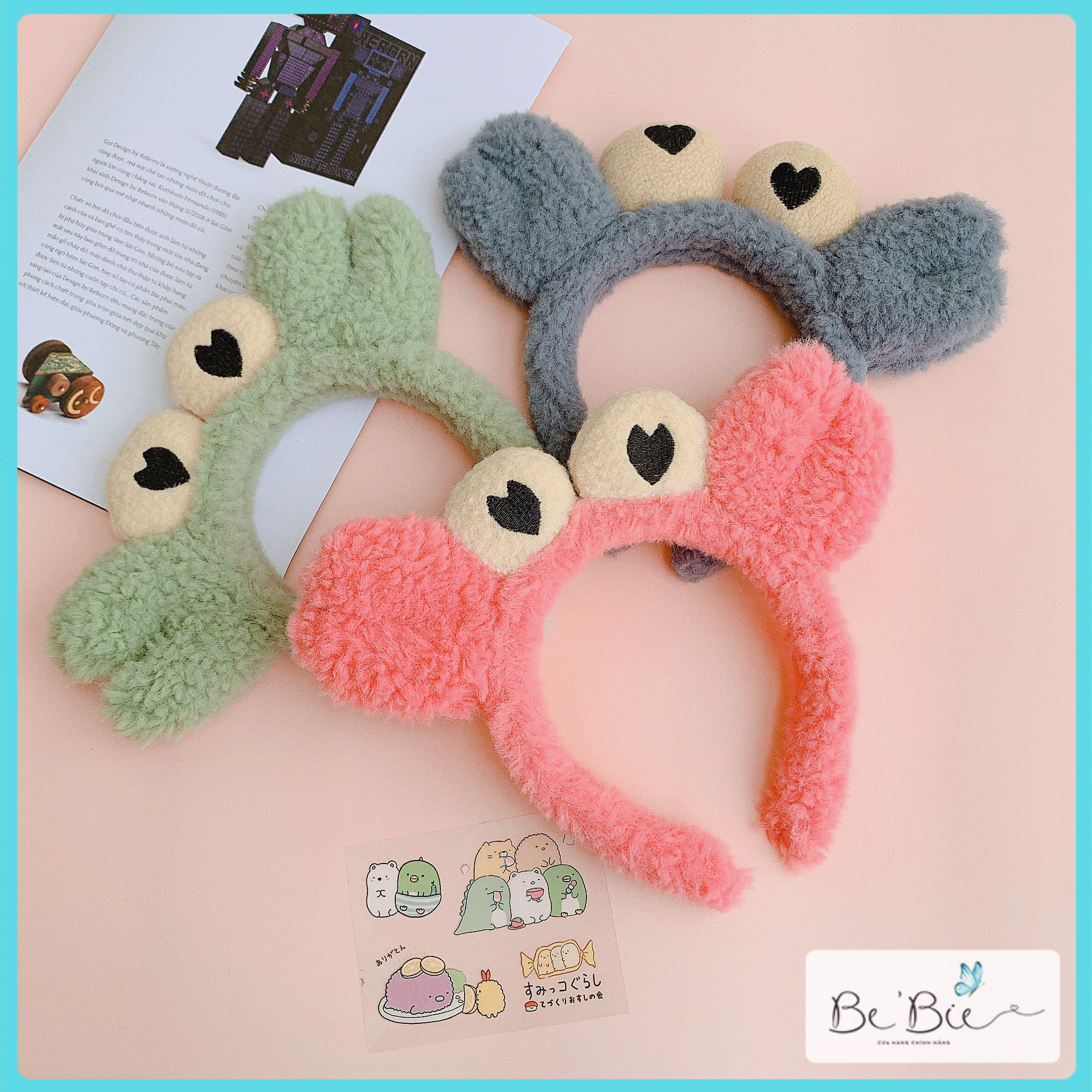 Bờm, cài tóc càng cua siêu cute bebie shop - bp128