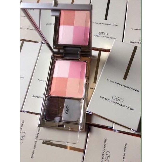 Phấn má hồng geo soft color face touch số 3
