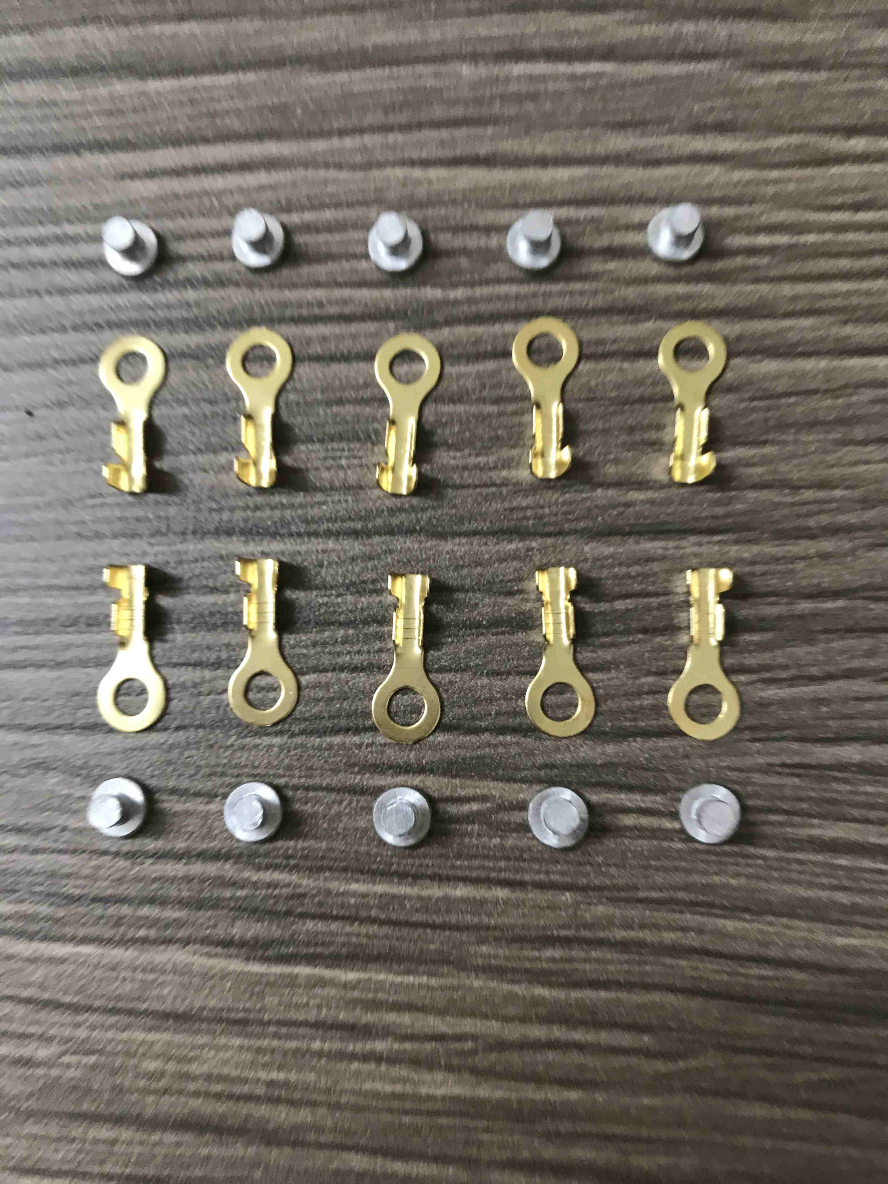 [HCM]Đầu cos xe máy khoen nối dây điện 3.2mm -1 bịch 100 cái + Rive nhôm