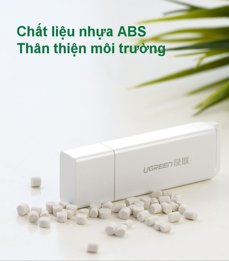 Đầu đọc thẻ nhớ USB 3.0 hỗ trợ thẻ TF/SD UGREEN CM104 Đầu đọc thẻ nhớ USB 3.0 hỗ trợ thẻ TF/SD UGREEN CM104