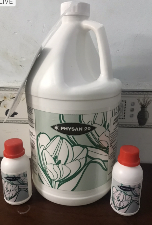 Physan 20sl nhập khẩu của mỹ chai chiết 100 ml– chống thối nhũn, sát khuẩn