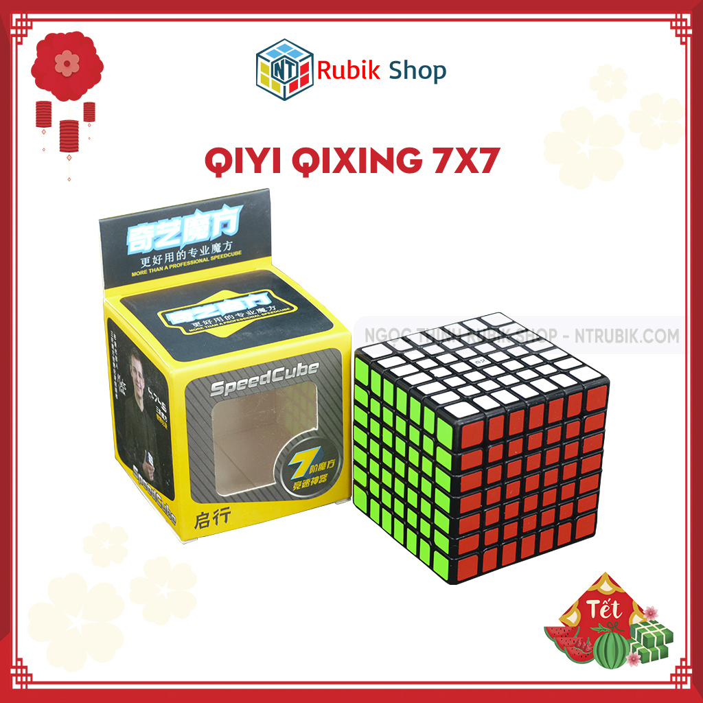 [Hoàn tiền 10%]Đồ chơi rubik 7x7x7 - QiYi Qixing 7x7x7 Black (Màu Đen) - ngocthinhrubik