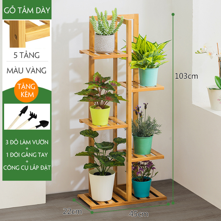 Kệ cây cảnh đứng 5 tầng - M004-5