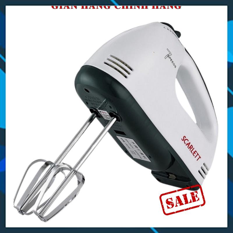 Máy Đánh Trứng,Tạo Bọt Cà Phê, Đánh Bột Làm Bánh, Cầm Tay 7 Tốc Độ Cực Mạnh, Êm Ái Công Suất 180W BH 12 Tháng