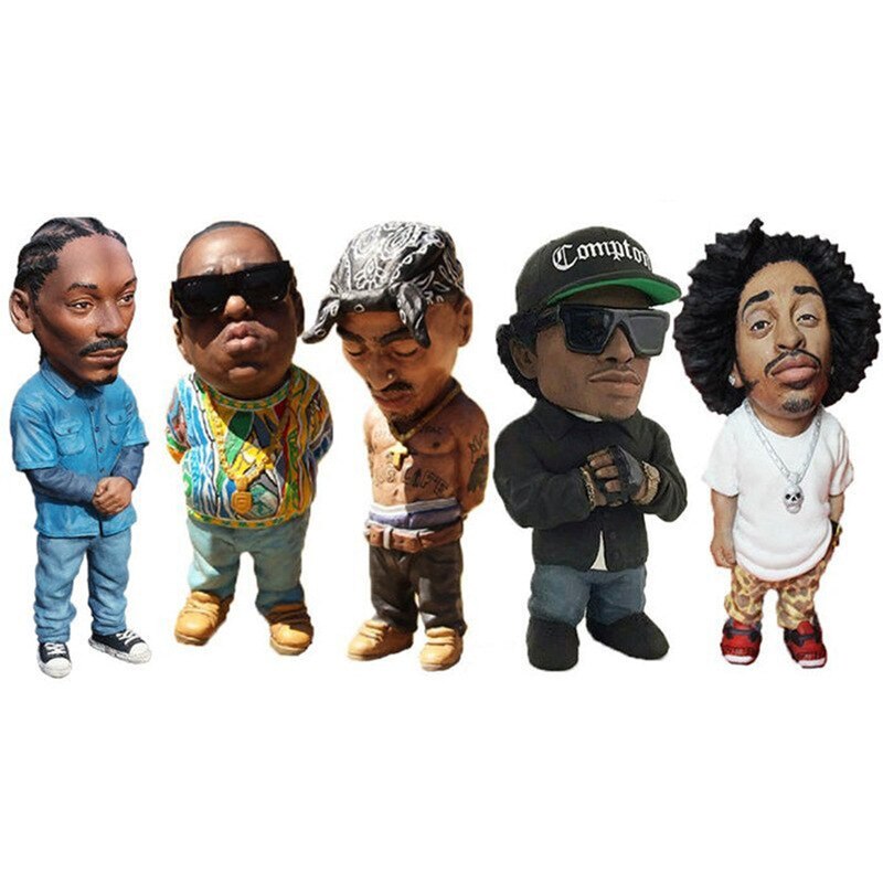 West Coast Rap Stars Tupac Snoop Dogg Rapper Figure OG Hip Hop Star 2Pac