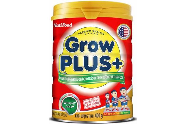 Sữa Bột Nutifood Grow Plus+ Đỏ Weight Pro+ Hộp 400g⭐⭐⭐ KHÁNH NGỌC MILK