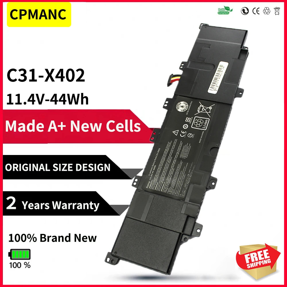 Strong PowerCpmanc new C31-X402 laptop VivoBook S300 S400 s300c s300ca s300e s400c s400ca s400e