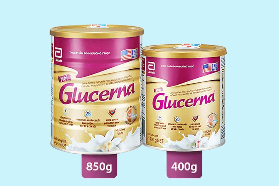 Sữa bột dành cho người tiểu đường Glucerna vani 850g
