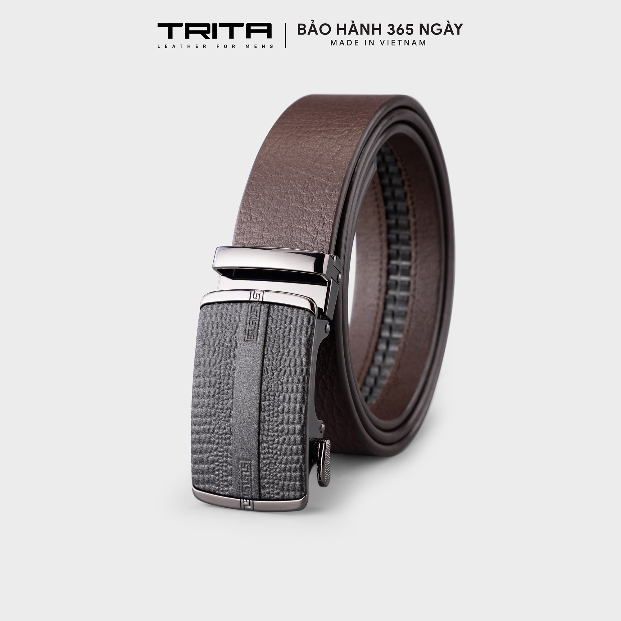 Thắt lưng nam da bò thật trita rtl68