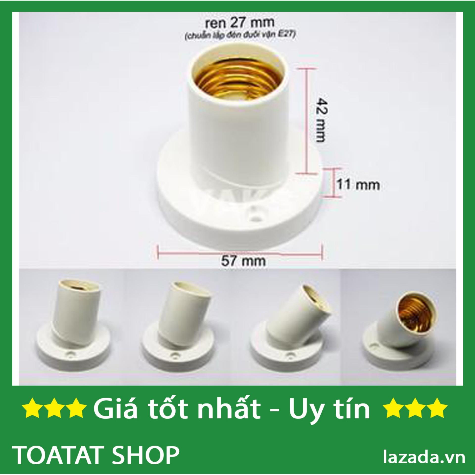 Bộ 2 chuôi đèn E27 gắn tường - 2 chế độ