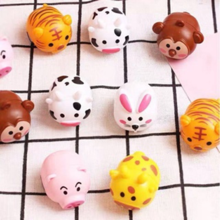 Đồ chơi thú chạy cót đáng yêu ngộ nghĩnh, thú chạy đà mini nhiều màu sắc cho bé