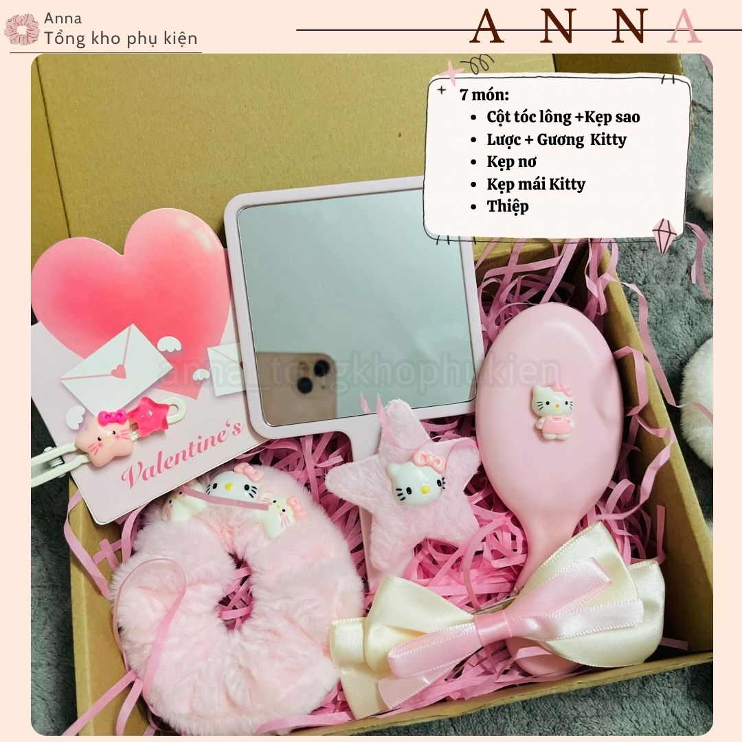 Hello Kitty Birthday Gift Set for Children, Lovers, Friends, Super Cute Gift Box for Girlfriend and Lover Anna - 3