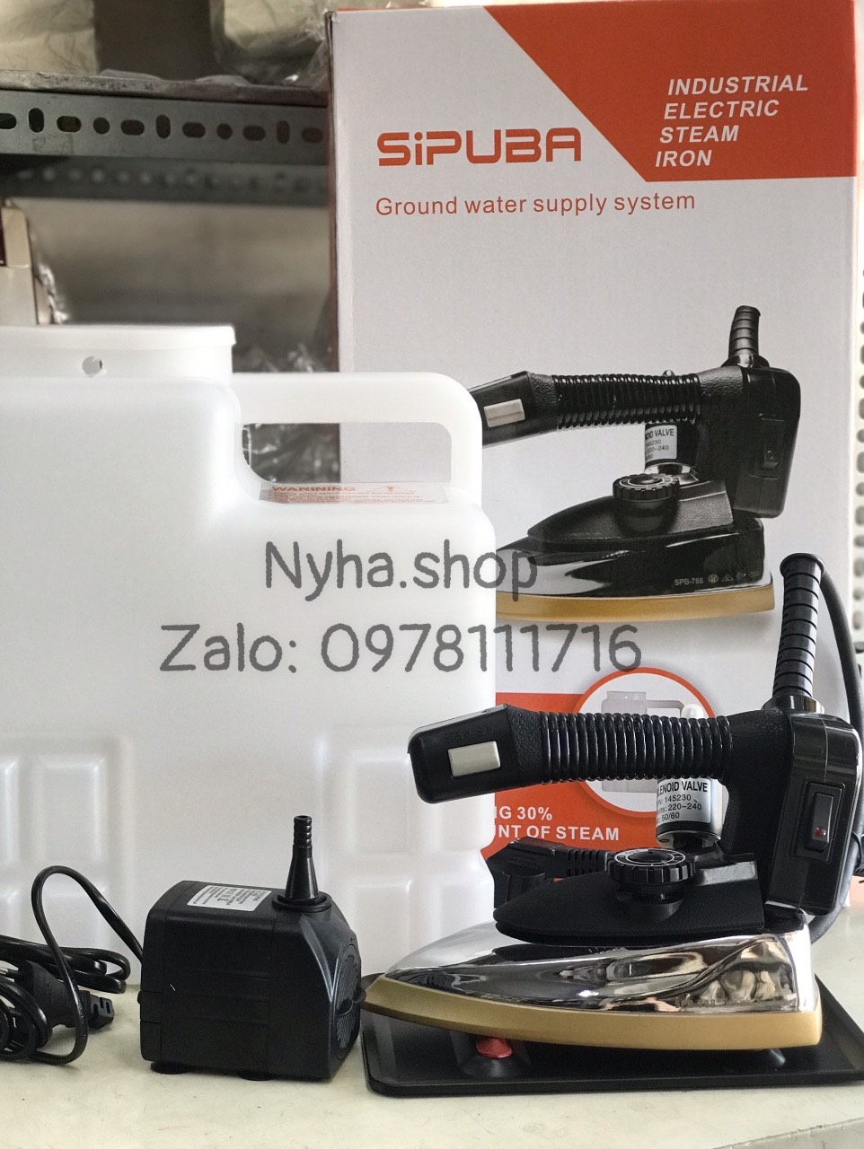 Bàn ủi hơi nước công suất lớn sipuba spb-788